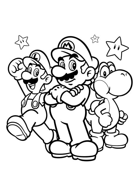 mario para colorear